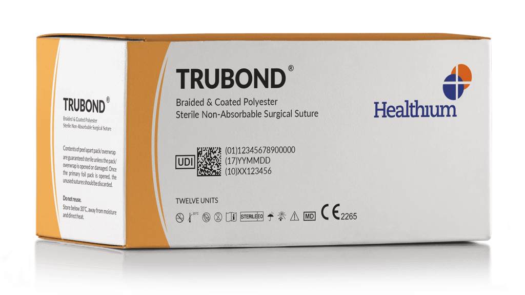 Braided and Coated Polyester Sterile Non-Absorbable Surgical Suture - Trubond Cover Image