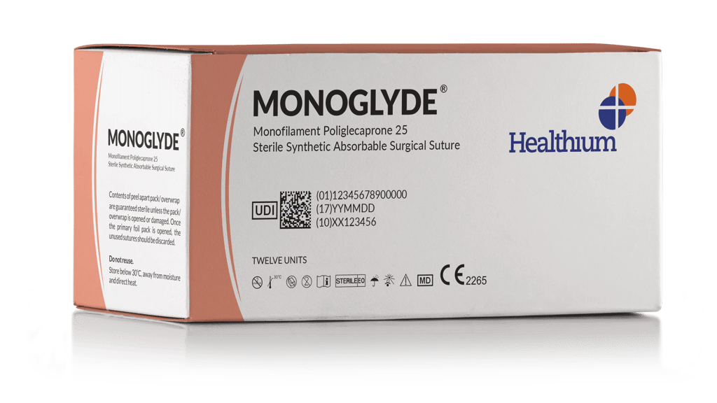 Monofilament Poliglecaprone 25 Sterile Synthetic Absorbable Surgical Suture - Monoglyde Cover Image