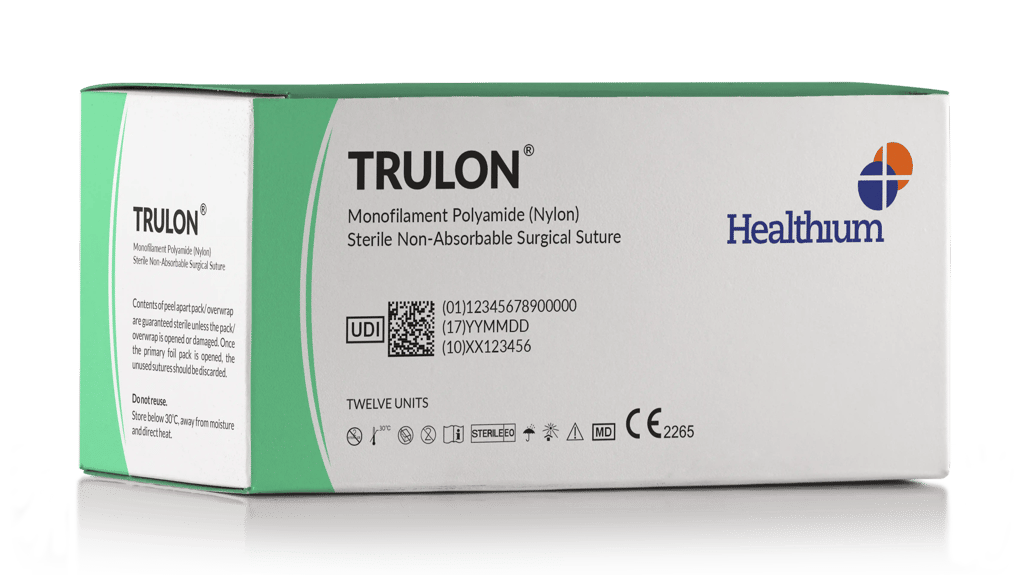 Monofilament Polyamide (Nylon) Sterile Non-Absorbable Surgical Suture - Trulon Cover Image