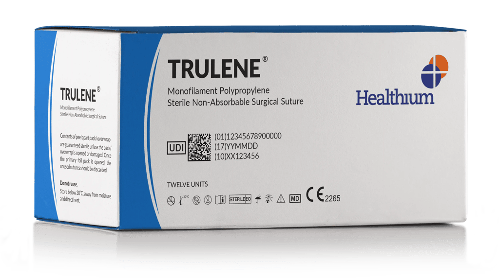 Monofilament Polypropylene Sterile Non-Absorbable Surgical Suture - Trulene Cover Image