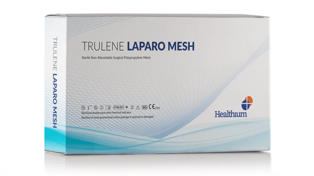 Sterile Non-Absorbable Surgical Polypropylene Mesh - Trulene Laparo Mesh Cover Image