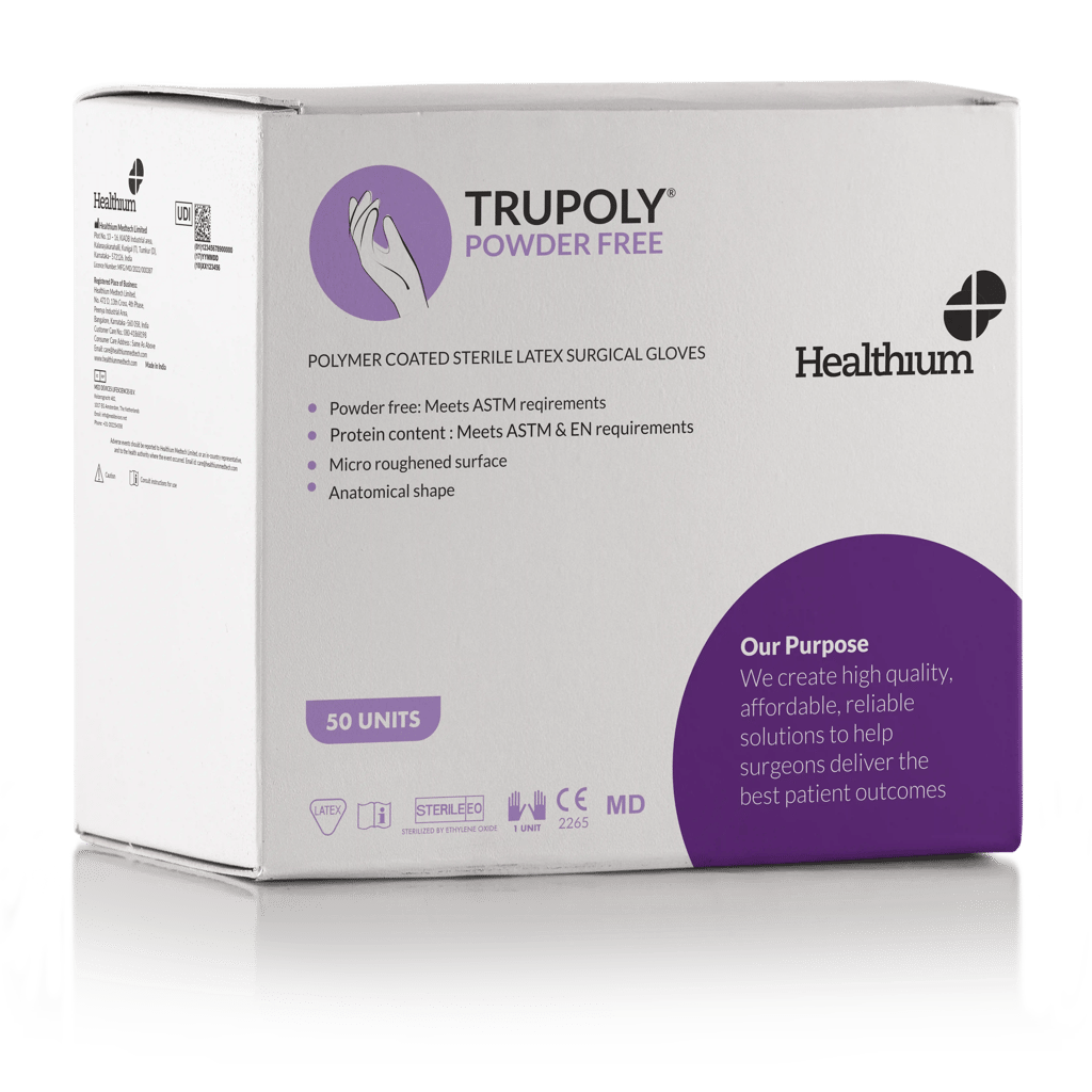 Sterile Latex Surgical Gloves-Powder Free - Trupoly Cover Image