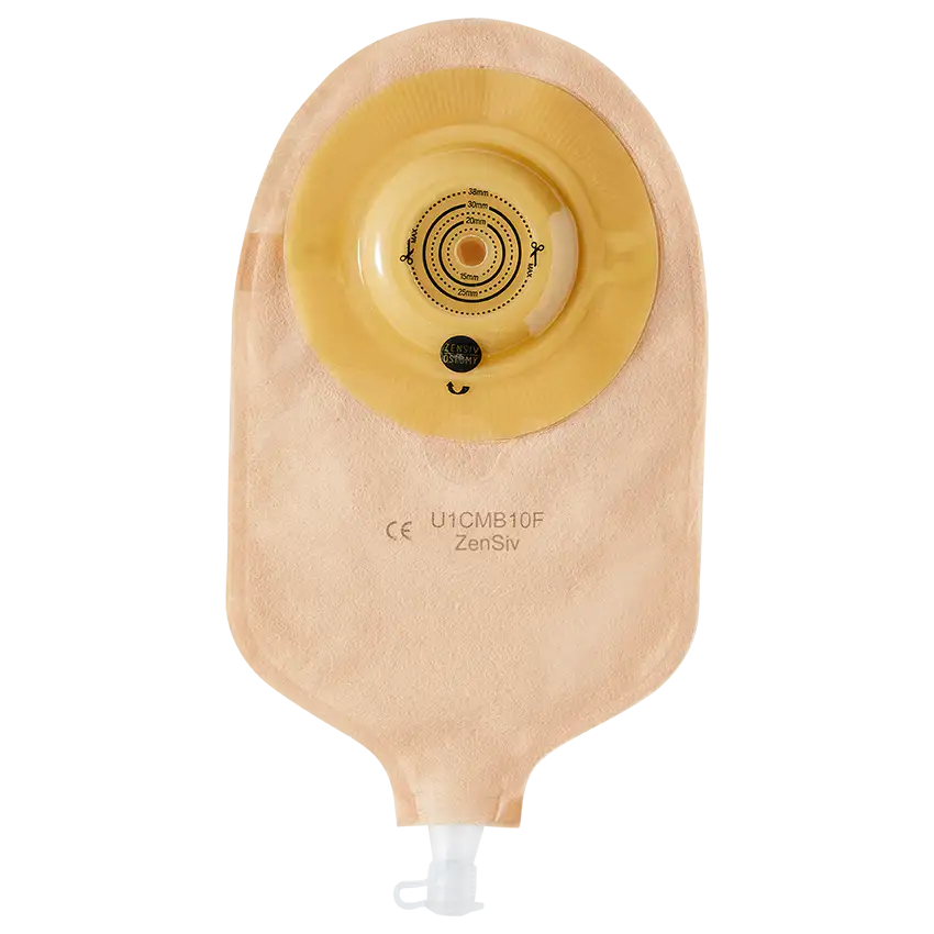 Urostomy 1-Piece Hydrocolloid Convex Wafer