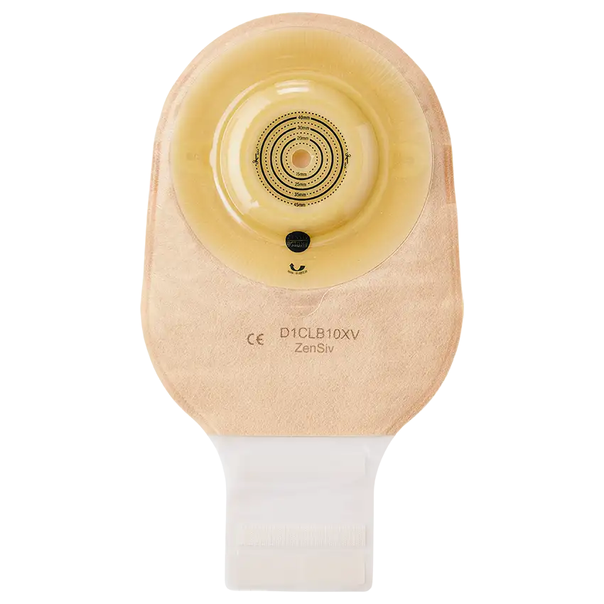Ileostomy 1-Piece System Hydrocolloid Convex Wafer
