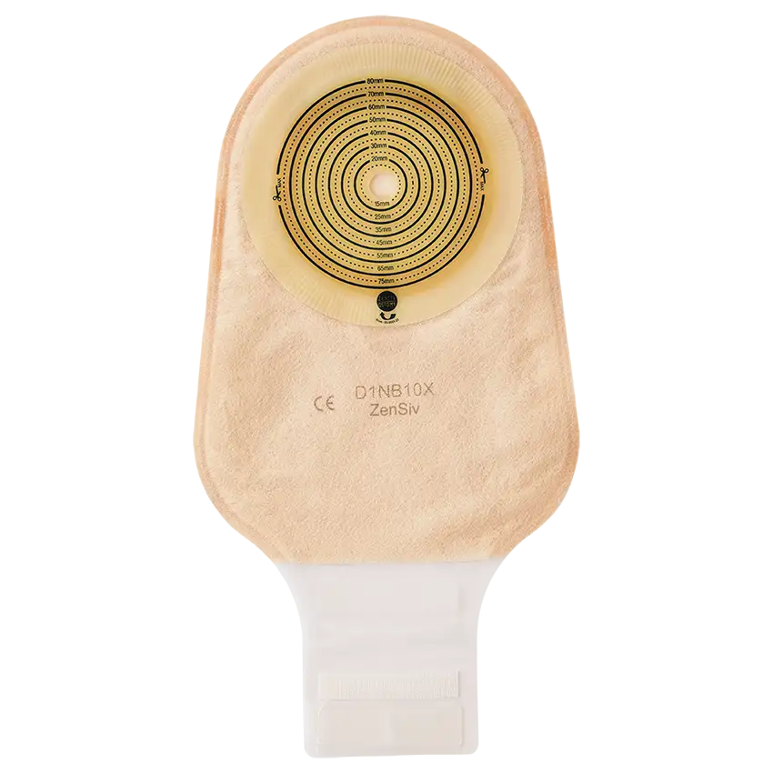 Ileostomy 1-Piece Ultra-light Hydrocolloid Flat Wafer
